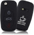 Фото #2 товара ASARAH Premium Silicone Key Case Compatible with Audi, Protective Car Key Cover - Red AI 3BKL