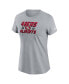 Фото #3 товара Women's Gray San Francisco 49ers 2023 NFL Playoffs Iconic T-shirt