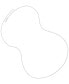 ფოტო #4 პროდუქტის Solid Box Link 24" Chain Necklace in 14K White Gold