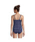 ფოტო #3 პროდუქტის Women's Tummy Control Square Neck Underwire Tankini Swimsuit Top Adjustable Strap