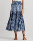 ფოტო #1 პროდუქტის Women's Patchwork Floral A-Line Skirt