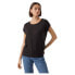 ფოტო #1 პროდუქტის VERO MODA Ava Plain Petite short sleeve T-shirt