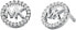 Фото #1 товара Серебряные серьги-гвоздики с цирконами MKC1247AN040