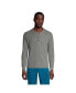 Men's Long Sleeve Comfort-First Thermal Waffle Henley T-Shirt