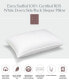 Фото #5 товара White Down 100% Certified RDS Firm Density Side/Back Sleeper Pillow, King