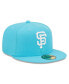 Фото #4 товара Men's Blue San Francisco Giants Vice Highlighter Logo 59FIFTY Fitted Hat