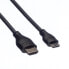 Фото #2 товара Разъем HDMI ROTRONIC 2 м - HDMI Type A (Стандартный) - HDMI Type C (Mini) - 3D - Черный
