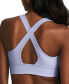 ფოტო #3 პროდუქტის Women's Crossback Longline Medium-Impact Sports Bra