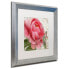 Фото #2 товара Color Bakery 'Apricot Peonies Ii' Matted Framed Art, 16" x 16"