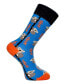 Men's Aussie Novelty Luxury Crew Socks Bundle Fun Colorful with Seamless Toe Design, Pack of 3