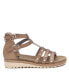 ფოტო #3 პროდუქტის Women's Flat Sandals With Gold Studs By