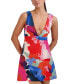 ფოტო #4 პროდუქტის Women's Plunge V-Neck A-Line Mini Dress