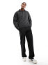 Фото #5 товара Weekday Bobby relaxed fit wool blend knitted polo in dark grey