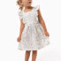 Фото #1 товара Modern Moments Ruffle Dress Toddler Girl 12 Months Ivory White Cotton Backless