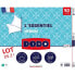 DODO-Set mit 2 mittelgroen Kissen THE ESSENTIAL 50 x 70 cm 100 % Polyester