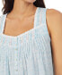 Women's Sleeveless Floral Lace-Trim Nightgown