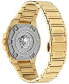 ფოტო #3 პროდუქტის Men's Greca Extreme Swiss Chronograph Gold-Tone Stainless Steel Bracelet Watch 45mm