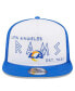 Фото #4 товара Men's White/Royal Los Angeles Rams Banger 9FIFTY Trucker Snapback Hat