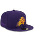 Фото #1 товара Men's Purple Phoenix Suns 2023/24 City Edition Alternate 59FIFTY Fitted Hat