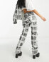 Calvin Klein Jeans co-ord high rise straight leg jeans in photo print