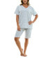 ფოტო #10 პროდუქტის Women's 2-Pc. Printed Bermuda Pajamas Set