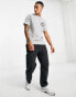 Farah Reggie t-shirt in grey marl with front and back graphics Exclusive to ASOS