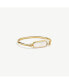 Umbo Open Link Cuff 24k gold plated/clear, M/L - фото #1