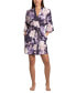 Women's Violette Floral Knit Wrap Robe Фиолетовый, L/XL - фото #1