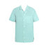 Фото #5 товара GAP Men's Soft Short Sleeve Relaxed Fit Seersucker Button Up Shirt