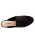 Фото #8 товара Trotters Ginette T2159-048 Womens Black Suede Slip On Mule Sandals Shoes 6