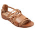 Softwalk Tula S2009-271 Womens Brown Extra Wide Leather Strap Sandals Shoes 6
