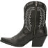 Фото #3 товара Durango Crush DRD0432 Womens Black Leather Zipper Western Boots 9.5