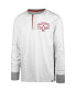 Фото #2 товара Men's Cream Distressed San Francisco 49ers Faithful to The Bay Pats Peek Henley T-shirt