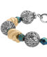 ფოტო #2 პროდუქტის Green Glass Acrylic Bead Link Bracelet