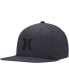 ფოტო #2 პროდუქტის Men's Heather Black Phantom Core Snapback Hat