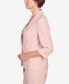 Women's English Garden Button Front Blazer Jacket