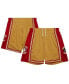 Фото #1 товара Men's Gold Florida State Seminoles 1992/93 Throwback Jersey Shorts