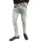 Фото #1 товара Men's Modern Grunge Skinny Fit Denim Jeans