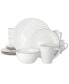 Фото #2 товара Medici Pearl 16 Piece Dinnerware Set, White