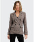 ფოტო #1 პროდუქტის Women Piccadilly Wool Blend Plaid Blazer