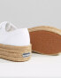 Superga – 2790 Espadrille – Flache Sneaker in Weiß