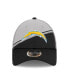 ფოტო #2 პროდუქტის Men's Gray, Black Los Angeles Chargers 2023 Sideline 9FORTY Adjustable Hat