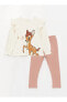 Фото #1 товара Пижама LC WAIKIKI Bambi Print Baby Girl Leggings Set.