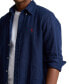 Фото #3 товара Men's Classic-Fit Linen Shirt