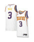 Фото #2 товара Men's and Women's Chris Paul White Phoenix Suns 2022/23 Swingman Jersey - Icon Edition