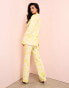 Фото #4 товара ASOS LUXE co-ord tailored suit trousers in floral print