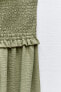 Фото #5 товара Платье миди со сборками ZARA