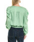 Фото #2 товара Ramy Brook Pauline Top Women's Green Xxs