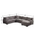Фото #12 товара Rhyder 4-Pc. 112" Fabric Sectional Sofa with Chaise, Created for Macy's