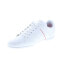 Lacoste Nivolor 0721 1 P CMA Mens White Leather Lifestyle Sneakers Shoes